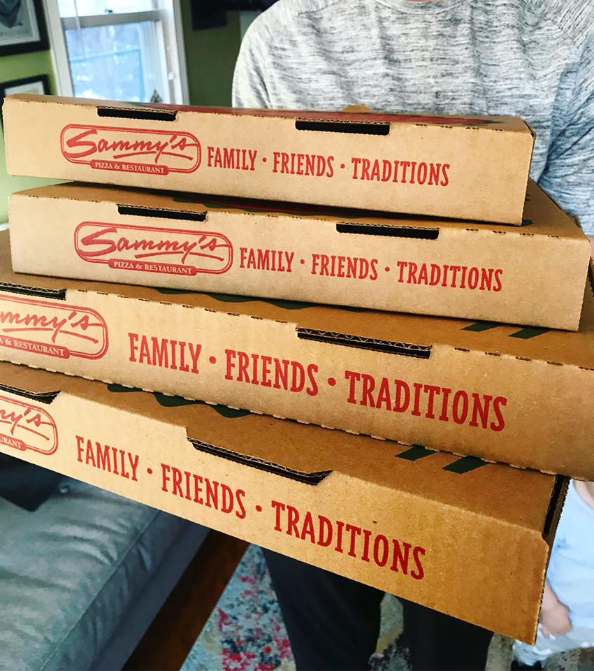 sammys pizza boxes